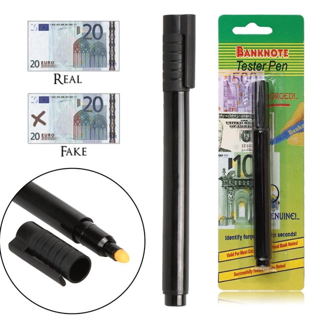 Bgsha Counterfeit Money Detector Test Fake Dollar Bill Currency Check Pen Marker