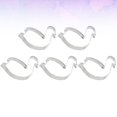 thumbnail image 4 of 5 Pcs Moule à Biscuits en Acier Inoxydable DIY Fournitures de Cuisson Design en Forme de Cygne pour la Maison (Argent), 4 of 8