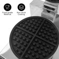 thumbnail image 2 of GloryStar Commercial Waffle Maker, 1200W Stainless Steel Nonstick Round Waffle Iron with 122℉ to 572℉ Temp Range & Time Control, for Household Bakeries Snack Bar, 2 of 7