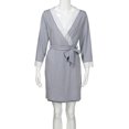 thumbnail image 1 of Ketyyh-chn99 Robe de Maternité pour Séance Photo Femmes Dentelle Femmes Enceintes Décontractée Allaitement Bébé pour Maternité Robe Pyjama Gris Foncé,m, 1 of 4