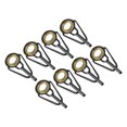 thumbnail image 1 of Unique Bargains 1.6mm Stainless Steel Fishing Rod Tip Repair Kit Pole Ring Guide Replacement, Golden 8 Pack, 1 of 5