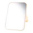 thumbnail image 1 of HLONK Women Simple Design Portable Facial Makeup Mirror Compact Foldable Desktop Cosmetic Makeup Mirror (Beige), 1 of 7
