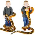 thumbnail image 2 of Bernard le Python Brun - Peluche Animal en Peluche de 114 Pouces - par Tiger Tale Toys, 2 of 6