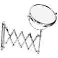 thumbnail image 2 of Shisuyan 6 Inch 3X Magnifying Round Wall Mirror Two-Sided Retractable Bathroom Mirror 360 Degree Swivel Makeup Mirror, 2 of 8