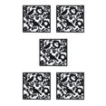 thumbnail image 1 of ZheElen 4piece Lightweight Hanging Divider Screens For Versatile Space Foldable Black Bird Chart 5Set, 1 of 6