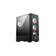thumbnail image 1 of MSI Mid-Tower PC Gaming Case – Tempered Glass Side Panel – 4 x 120mm aRGB Fan – Liquid Cooling Support up to 240mm Radiator x 1 – MAG Forge 112R, 1 of 5