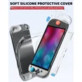 thumbnail image 2 of Accessories for Nintendo Switch 2 2025, Portable Hard Shell Carrying Case with 2 HD Screen Protectors, TPU Protective Skin, Dust Plugs Kit, 4 Thumb Grips Switch 2 Accessories Bundle, 2 of 7
