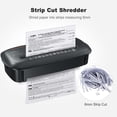thumbnail image 4 of Bonsaii Paper Shredder for Home Use, 8-Sheet StripCut Home Office Shredder, CD/Credit Card Shredder Machine with Overheat Protection, 3.4 Gallons Wastebasket, 4 of 7