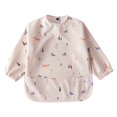 thumbnail image 1 of MIASHUI Baby Long Sleeve Bib Cartoon Print Toddlers Soft Bib Outfit, 1 of 3