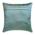 thumbnail image 3 of The HomeCentric Decorative Blue Pack of 2, 18"x18" (45x45 cm) Pillow Covers, Satin Textured & Pintucks Throw Pillows For Sofa, Solid Color Pattern Modern Style Easter - Blue Calm, 3 of 3
