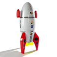 thumbnail image 1 of CP Toys Plastic Space Mission Rocket Ship with 5 Figures and Realistic Sounds / 7 pc. Set, 1 of 4
