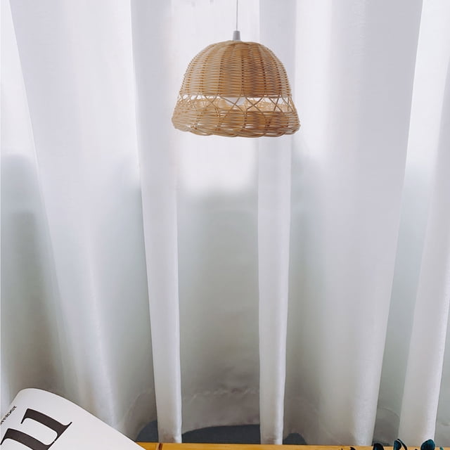 Up to 65% off Rattan Chandelier Home Stay Real Rattan Weaving Decorative Handmade Lampshade