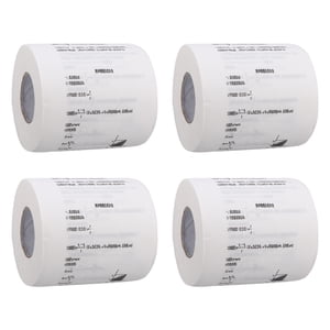 4 Rolls chimique Physique Formule Tissu de toilette imprimé Tissu de toilettes drôle