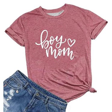 JIRNDf T Shirts For Women Summer Tops Trendy Casual Letter Printing Round Neck Short Sleeve Cute Graphic Tees For Women Shirts Dark Gray S