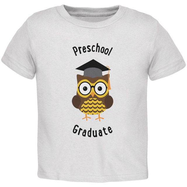 Graduation - Preschool Graduate Owl White Toddler T-Shirt