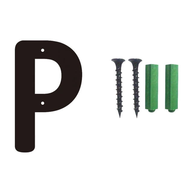 Bdday Three-dimensional Iron Art Number Letters House Number Screw Home House Number Sign