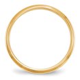 thumbnail image 2 of Or Jaune 14K 2,5mm Demi-Rond avec Bande de Bord Taille 6, 2 of 4
