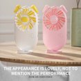 thumbnail image 2 of Boovnll Portable Fan, Adjustable 3 Speed USB Rechargeable Fans Lightweight Compact Handheld Fan for Outdoor, Travel, Camping, Vacation, Summer Gift, Mini Fan - Fan, 2 of 6