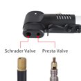thumbnail image 4 of 120 PSI Bike Pump,[Perfect Full Set]Mini Bicycle Pump with Tire Repair Tools, Ball Pump with Needle, Glueless Patch Kit, Cycle Valve Caps and Frame Mount, Fits Presta & Schrader, 4 of 7