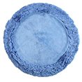 thumbnail image 2 of Better Trends Shaggy Border Collection is Ultra Soft, Plush and Absorbent Tufted Bath Mat Rug 100% Cotton in Vibrant Colors, 30" Round, Blue, 2 of 4