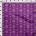 thumbnail image 3 of oneOone Polyester Lycra Fabric Spiral & Floral Block Print Fabric BTY 56 Inch Wide, 3 of 4