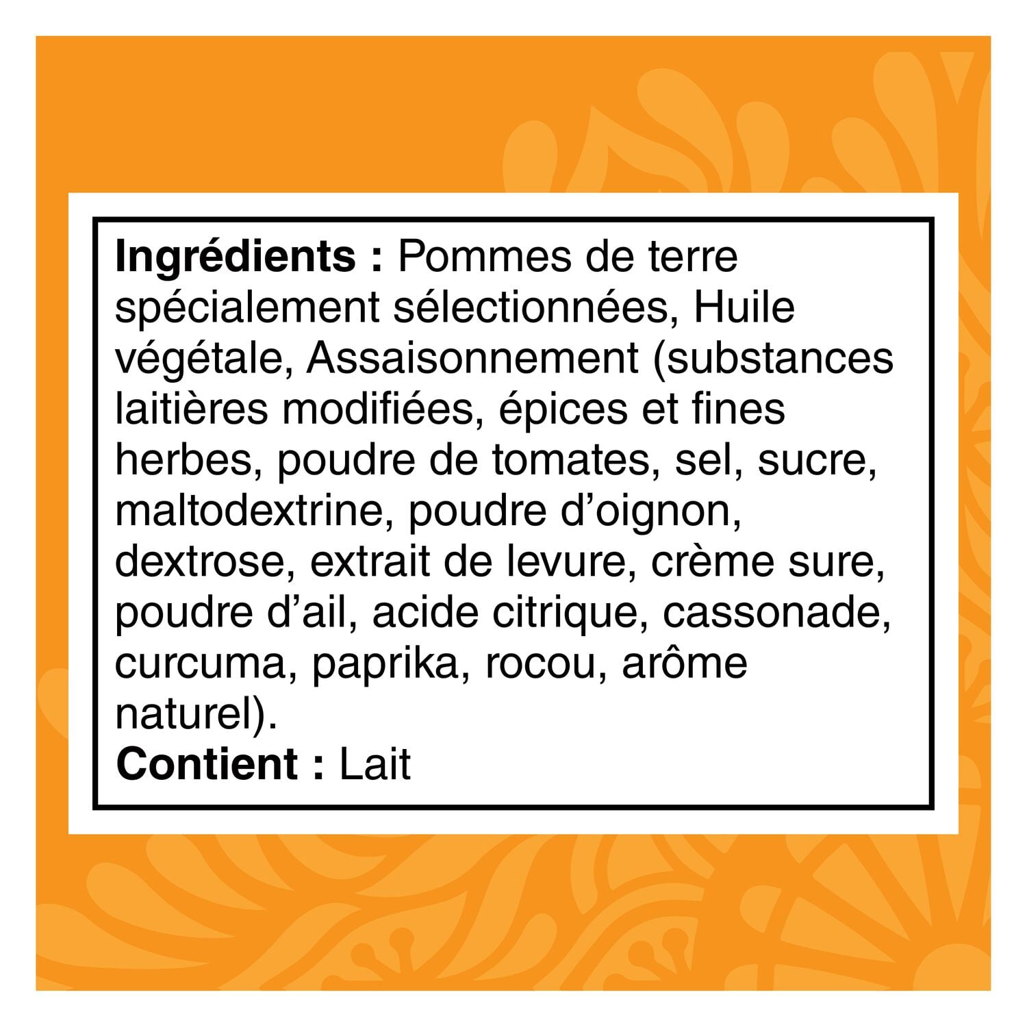 Lay’s croustilles assaisonnées Tikka Masala