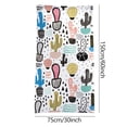 thumbnail image 3 of Sandproof Beach Blanket Lightweight Microfiber Beach Towel Super Lightweight Colorful Bath Towel Sandproof Beach Blanket Multi-Purpose Towel for Travel Swimming Pool 30X60 Inch, 3 of 3