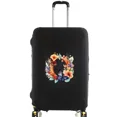 thumbnail image 1 of Luggage Cover Protective Covers Travel Luggage Scratch Proof Dust Cover Reusable Dust Cover Washable Butterfly Print Pattern 8butterfly letter O M, 1 of 6