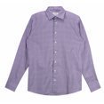 thumbnail image 1 of Eton Men's Purple / White Checkered Dress Shirt - L, 1 of 2