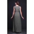thumbnail image 3 of Bimba Check Printed Women Sleeveless Gown Chic Style Long MaxiDress-Medium, 3 of 6