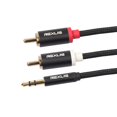 thumbnail image 3 of 3.5mm to 2 RCA Audio AUX Cable Cord for Mobile Phone Laptop MP3,, 3 of 8