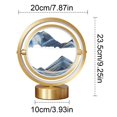 thumbnail image 2 of LED Sandscape Table Touch Lamp 3D Moving Sand Art Display Night Light Gift For Home Office Desk Decor, 2 of 13