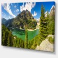 thumbnail image 2 of Greeny Alpine Reservoir - Landscape Canvas Art Print, 2 of 4
