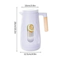 thumbnail image 4 of Bowayaoa Large Capacity Cold Water Kettle, Refrigerator Jug with Spout, Heat Resistant & Leak-Proof Pitcher for Hot or Cold Drinks, 4 of 7