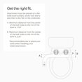 thumbnail image 4 of Brondell FSP-150 FreshSpa Thinline Precision Essential Bidet Attachment for Toilet Seats with Adjustable Water Pressure, Side Arm, 4 of 8