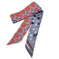 thumbnail image 1 of Foulard Multicolore Mode Femmes Ruban Sac Chapeau Bandeau Poignée Nouée Petit Ruban Foulard, 1 of 2