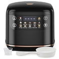 thumbnail image 1 of Pentantan Digital Rice Cooker, 6-Cup/2.1QT Small Rice Maker, 10 Presets, 24-Hour Delay Timer & Keep Warm, Non-Stick Inner Pot, Black, 1 of 7
