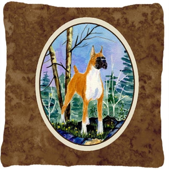 Carolines Treasures SS8650PW1414 Boxer Decorative Fabric Pillow