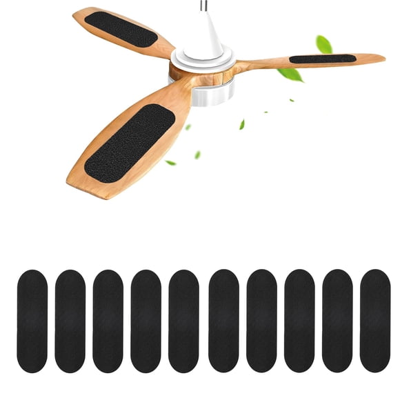 Ceiling Fan Air Purifier Filters with Activated Carbon - 10 Pack for Odor Removal, Pet Dander & Dust - Easy Peel & Stick Installation for Home, Office & Commercial Spaces