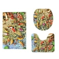 thumbnail image 2 of Chmadoxn Bathroom Rugs, Rugs for Living Room, Area Rug, Bath Mat Toilet Floor Mat U-shape Foot Mat Bathroom Bathroom Mat Printing Modern Mat Toilet Door Mat Three Sets carpeting carpeting, 2 of 8