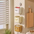 thumbnail image 2 of SLYNSHome Hanging Baskets for Kitchen 3 Tier, Suction Cup Wall Mounted Plastic Storage Basket for Bathroom,Shower, 2 of 7