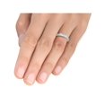 thumbnail image 4 of 3/8ct Princess Cut Diamond Wedding Ring 14K White Gold, 4 of 4
