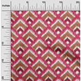 thumbnail image 1 of oneOone Cotton Poplin Fabric Argyle Style Ikat Print Fabric BTY 56 Inch Wide, 1 of 4