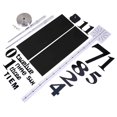thumbnail image 3 of Fosa Modern Large DIY Wall Clock 3D Black Number Sticker Home Office Decor Watch US,3D Wall Clock Sticker,DIY Number Wall Decoration, 3 of 4