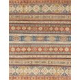 thumbnail image 1 of Ahgly Company Tapis Rectangulaire Abstrait Rouge Châtaigne, 2 Pieds x 3 Pieds, 1 of 6