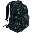 thumbnail image 4 of School Backpack Magic Skulls College Knapsack Laptop Rucksack Business Travel Computer Bookbags for Adult Teen One Size, 4 of 6