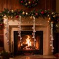 thumbnail image 3 of Fridja Christmas Gifts Christmas Rope Trumpet Shabby Style Metal Hanging Cow Decoration, 3 of 5