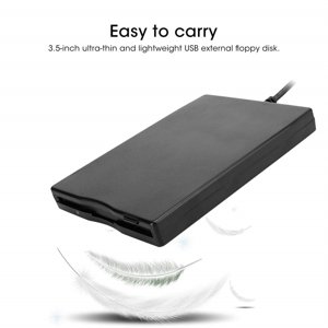 WIFKLSIIPG Floppy Lecteur de disque 3.5 Inch Externe USB Lecteur de disques flottants Lecteurs de disques flous Le lecteur de disques mobiles flottants pour ordinateur portable PC Compatible avec Windows 2000/XP//ME//7