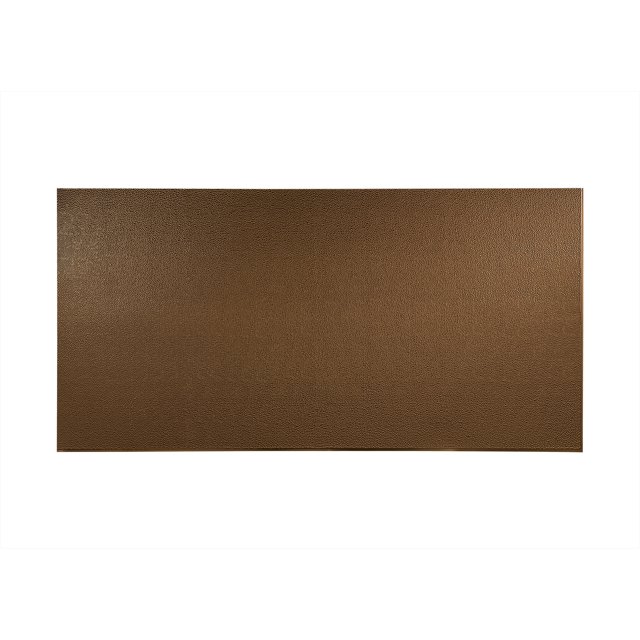Fasade Hammered Oil Rubbed Bronze Wall Panel 4' x 8'