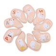 thumbnail image 2 of ZLight 9x Golf Iron Covers Set Resistant Covers Water Pink Club Resistant Golf Head, 2 of 6